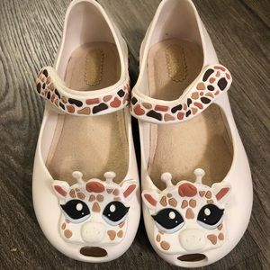 Mini Melissa giraffe LN 9 girls ballet flats
